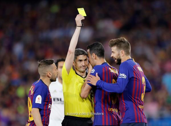 برشلونة يسقط امام فالنسيا ويخسر لقب كأس ملك اسبانيا