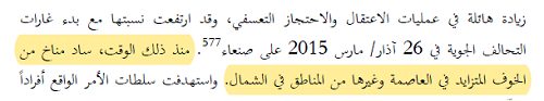 توصيف لطبيعة الوضع في صنعاء بعد الانقلاب الحوثي