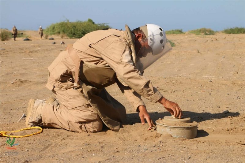 مشروع مسام يتلف أكثر من 2000 لغم في تعز