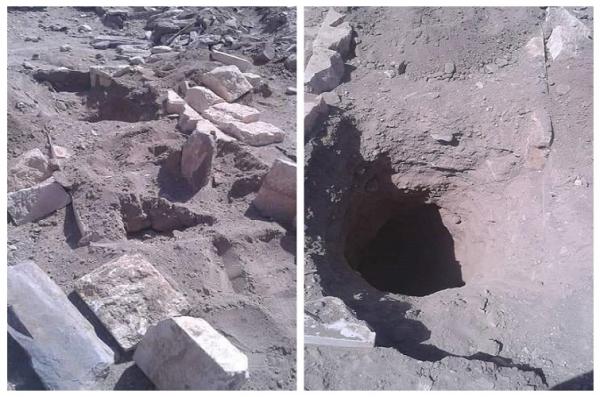 في واحدة من أبشع الجرائم.. مليشيا الحوثي تنبش القبور في مأرب