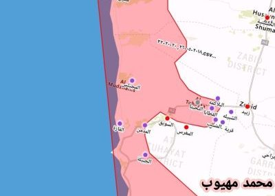 خريطة توضيحية للمواقع التي سلمتها قوات طارق والإمارات للحوثيين في الحديدة