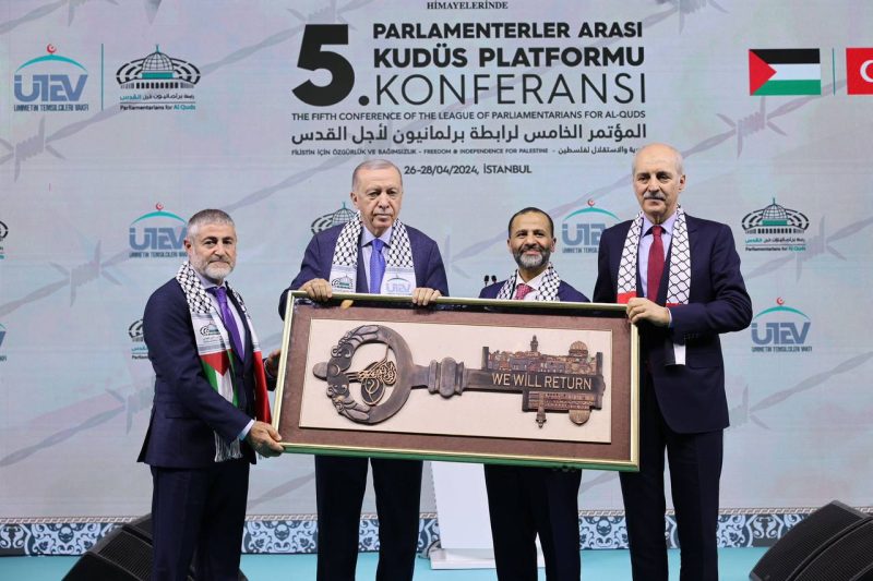 أردوغان يدعو للتضامن مع الفلسطينيين في مؤتمر “برلمانيون لأجل القدس” بإسطنبول